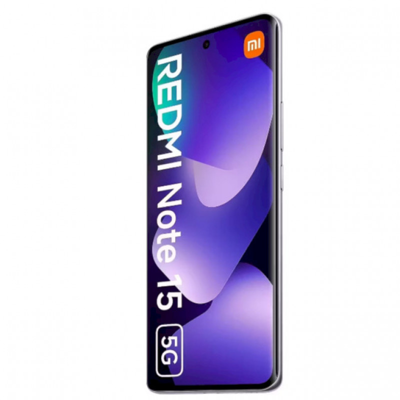 Xiaomi Redmi Note 15 5G smartphone, Dual SIM, 12 GB + 512 GB, morado niebla