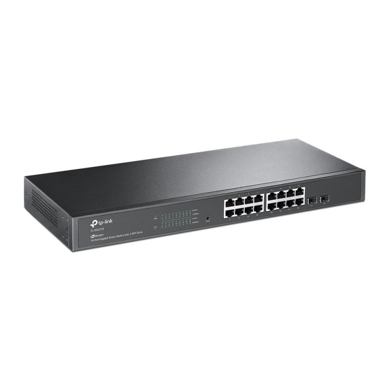 TP-Link JetStream TL-SG2218 switch de red gestionable L2/L2+ Gigabit Ethernet, 1U, negro