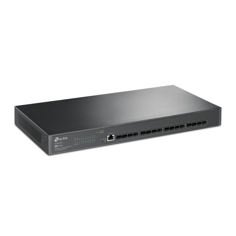 TP-Link JetStream TL-SX3016F switch de red gestionable L2+/L3, negro