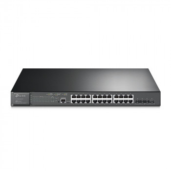 TP-Link JetStream TL-SG3428XMP switch de red gestionable L2+ Gigabit Ethernet con PoE, 1U, negro