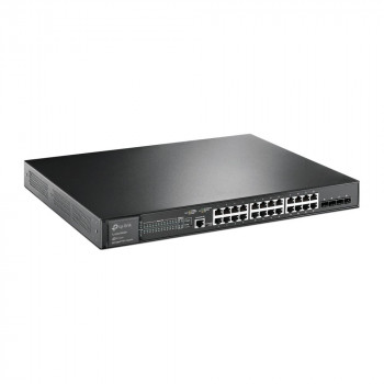 TP-Link JetStream TL-SG3428XMP switch de red gestionable L2+ Gigabit Ethernet con PoE, 1U, negro
