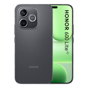 Honor 600 Lite 5G smartphone, 8 GB de RAM, 256 GB, doble SIM, negro (Velvet Black), OEM