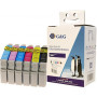 G&G cartucho de tinta para Epson T0807 C13T080740, pack ahorro