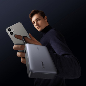 Ugreen PB550 batería externa, 20000 mAh, gris
