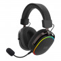 Auriculares gaming inalámbricos over-ear Redragon FURY WRS H831, con micrófono, negros