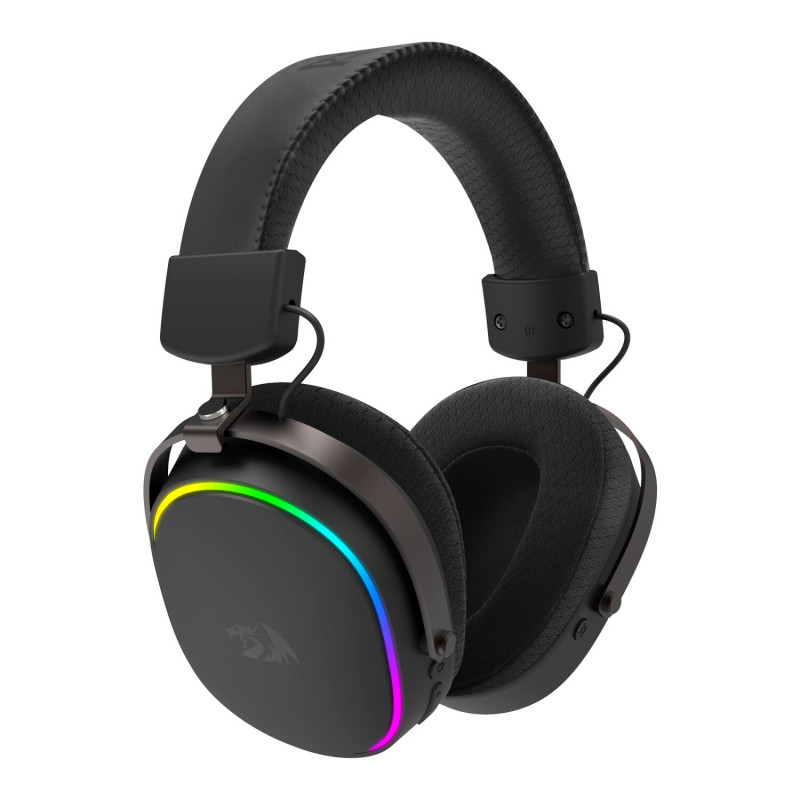 Auriculares gaming inalámbricos over-ear Redragon FURY WRS H831, con micrófono, negros