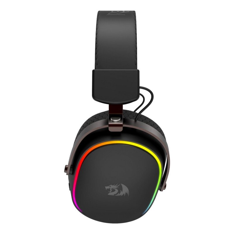 Auriculares gaming inalámbricos over-ear Redragon FURY WRS H831, con micrófono, negros