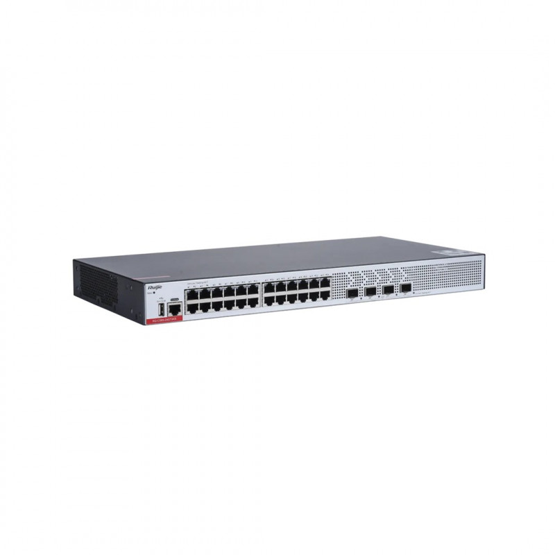 Ruijie RG-CS83-24GT4XS switch, 24 puertos + 4x SFP+