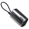 SHARGE Flow 3 batería externa, 10.000 mAh, 45 W PD, cable USB-C, negra