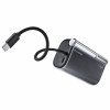 SHARGE Flow 3 batería externa, 10.000 mAh, 45 W PD, cable USB-C, negra