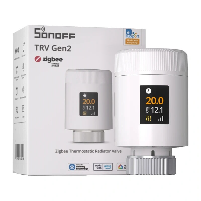 Sonoff TRV Gen2 (TRV-ZBT) Zigbee válvula termostática para radiador