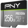 PNY PRO Elite P-SDU256V31100PRO-GE tarjeta de memoria microSDXC, 256 GB, UHS-I U3, A1, V30, con adaptador SD