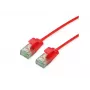 Roline cable de conexión UTP Cat6A delgado 21.45.3412, 0,5 m, rojo