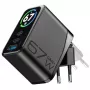 Cellularline TFT Multiport Charger 67 W cargador rápido, GaN, 2 x USB-C, 1 x USB-A