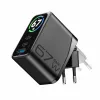 Cellularline TFT Multiport Charger 67 W cargador rápido, GaN, 2 x USB-C, 1 x USB-A