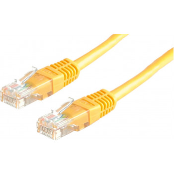 Secomp STANDARD 11.55.1730 cable de conexión UTP, Cat.6 (clase E), amarillo, 0,5 m