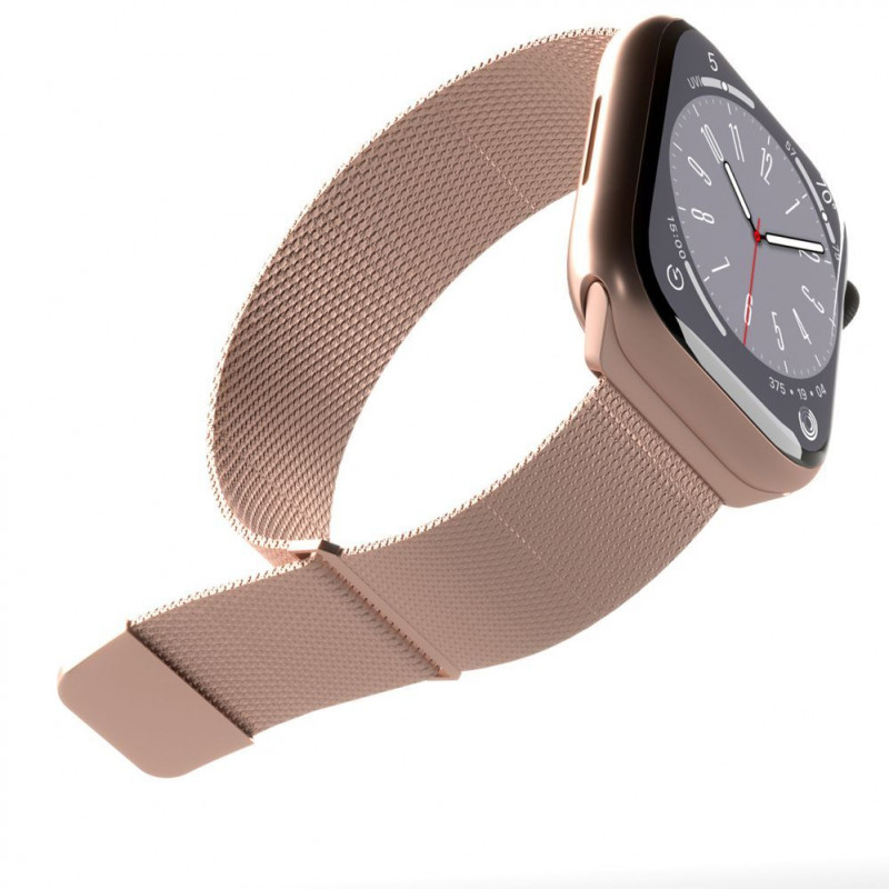 Puro Milanese PUMILAW40ROSE correa de acero inoxidable para Apple Watch 38/40/41 mm, rosa