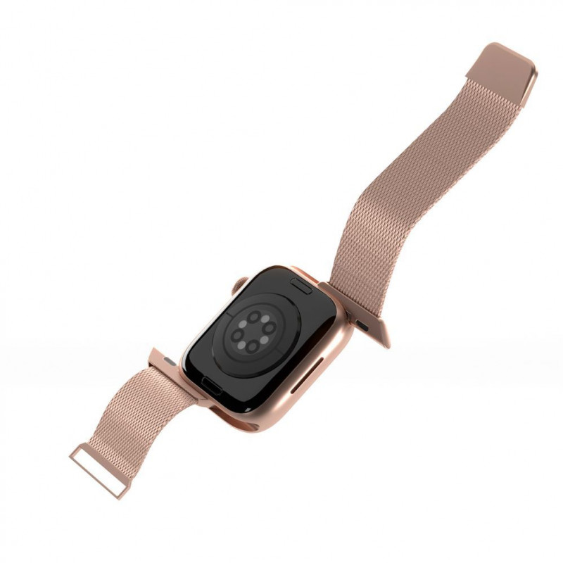 Puro Milanese PUMILAW40ROSE correa de acero inoxidable para Apple Watch 38/40/41 mm, rosa
