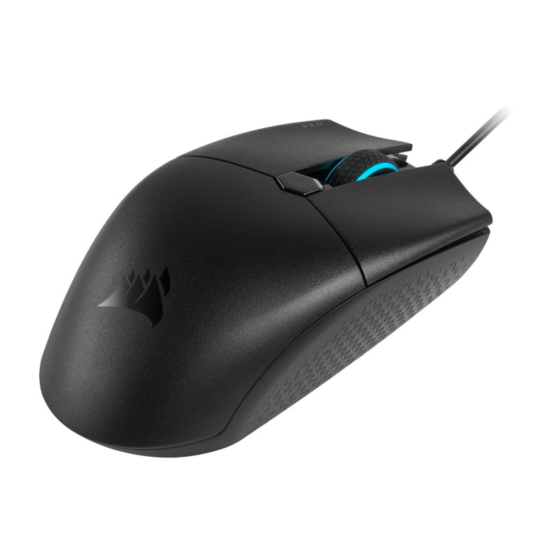 Corsair KATAR PRO CH-930C011-AP ratón para juegos con cable, 12 400 DPI, RGB, negro