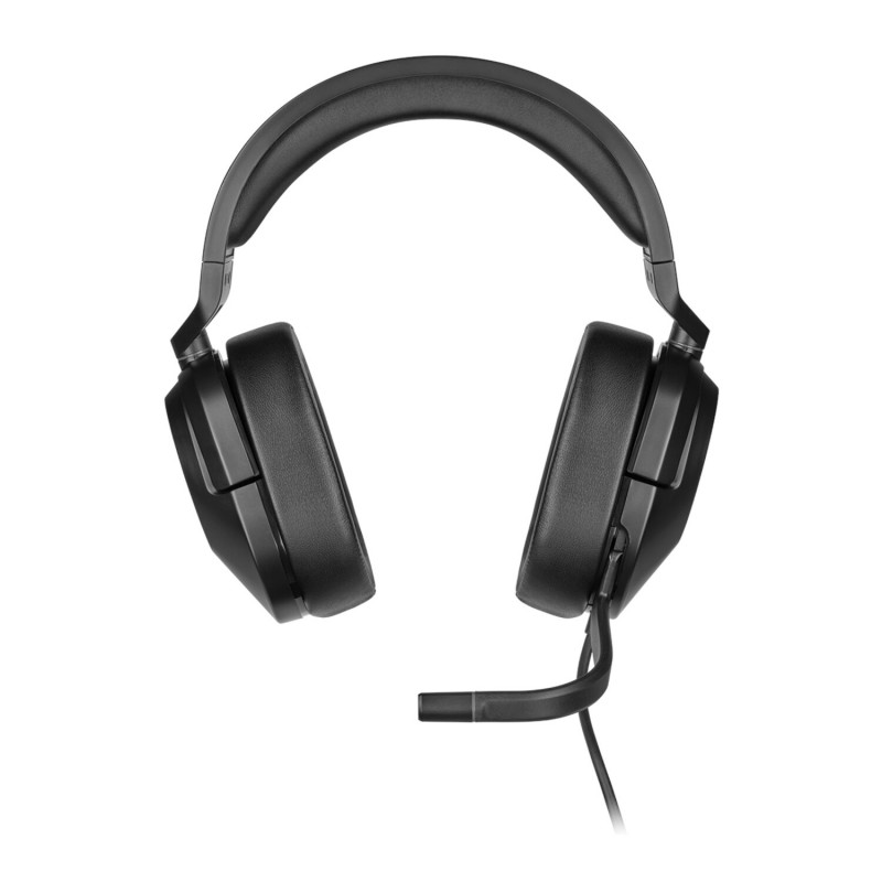 Corsair HS55 Surround CA-9011260-AP auriculares para juegos con cable y micrófono, Dolby Audio 7.1, negro carbón