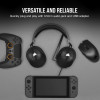 Corsair HS55 Surround CA-9011260-AP auriculares para juegos con cable y micrófono, Dolby Audio 7.1, negro carbón