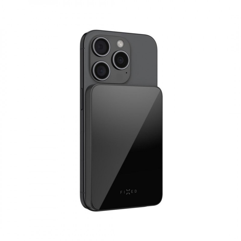 Fixed MagZen 10 Crystal batería externa, Qi2, 10000 mAh, negra