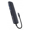 Epico 6in1 Alu Hub 8K USB-C hub, azul cielo