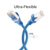 ACT FC2602 cable de conexión CAT6A S/FTP ultraflexible, 2 m, TPE, RJ45, antienganche, azul