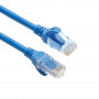 ACT FC1651 cable de conexión CAT6A U/UTP ultraflexible con conectores RJ45, 1,5 m, TPE, con protección antienganche, azul