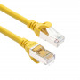 ACT FC2851 cable de conexión S/FTP CAT6A, 1,5 m, TPE, ultraflexible, con protector antienganche, RJ45, amarillo