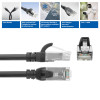 ACT FC1915 cable de red U/UTP CAT6A de TPE ultraflexible con conectores RJ45, 15 m, negro