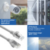 ACT FC1051 cable de conexión U/UTP CAT6A ultraflexible, TPE, con protección de pestaña, RJ45, 1,5 m, gris