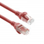 ACT FC1502 cable de conexión U/UTP CAT6A ultraflexible, TPE, con protección de pestaña, RJ45, 2 m, rojo