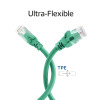 ACT FC1700 cable de conexión U/UTP CAT6A, TPE, ultraflexible, RJ45, 0,5 m, verde