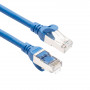ACT FC2652 cable de conexión S/FTP CAT6A, 0,25 m, TPE, ultraflexible, RJ45, azul