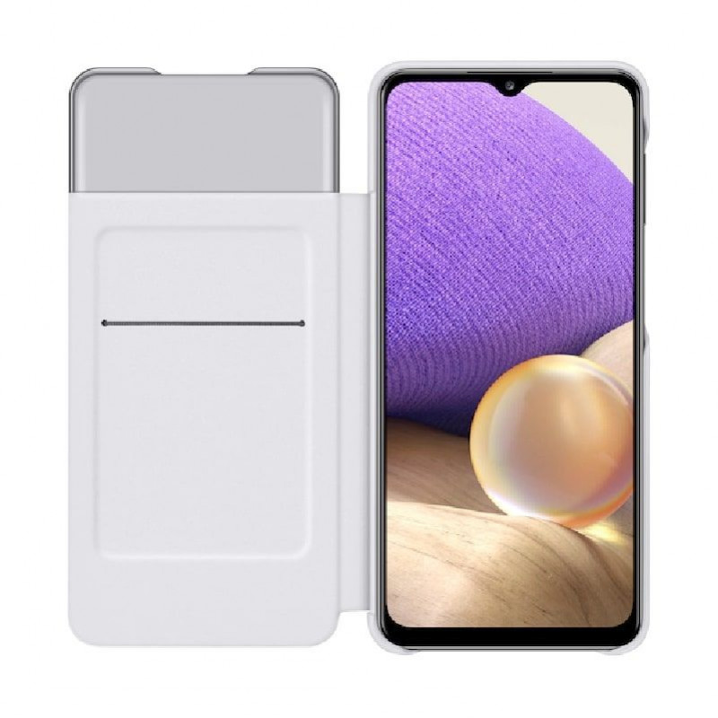 Samsung Smart S View Wallet Cover funda para Galaxy A32 5G, blanca