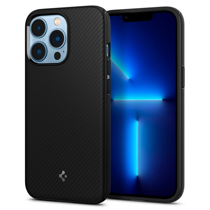 Spigen Mag Armor SPN1735BLK funda para Apple iPhone 13 Pro, MagSafe, negra mate
