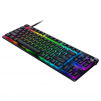 Razer Huntsman V3 Pro Low-Profile TKL teclado gaming, interruptores analógicos, distribución DE (ISO), negro