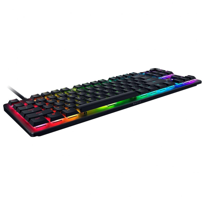 Razer Huntsman V3 Pro Low-Profile TKL teclado gaming, interruptores analógicos, distribución DE (ISO), negro