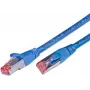 Wirewin Cat6 S/FTP RJ45 cable de conexión, LSZH, garantía de por vida, azul (PKW-PIMF-KAT6 15.0 BL)