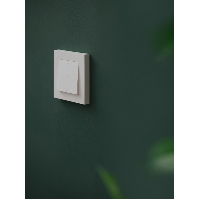 Osram SMART+ MATTER interruptor de pared inteligente, 2 canales, blanco