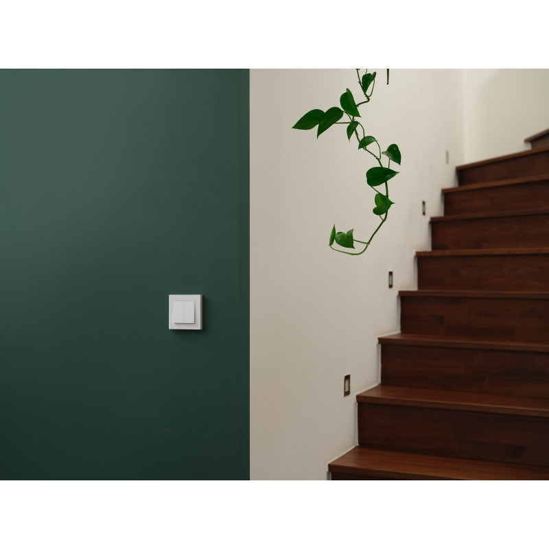 Osram SMART+ MATTER interruptor de pared inteligente, 2 canales, blanco