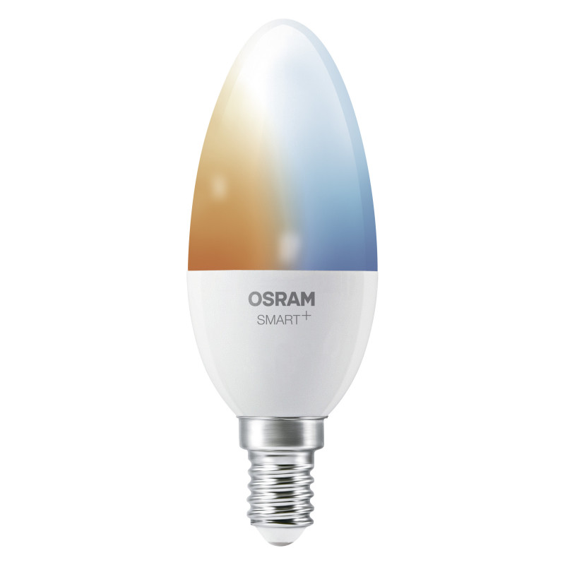 Osram SMART+ MATTER Tunable White Classic B40 bombilla inteligente, E14, 4,9 W, Wi-Fi