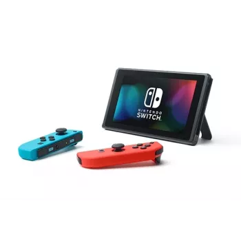 Nintendo Switch (nuevo modelo revisado) consola de juegos portátil, negra / azul / roja, 15,8 cm (6,2 pulgadas), 32 GB, Wi-Fi