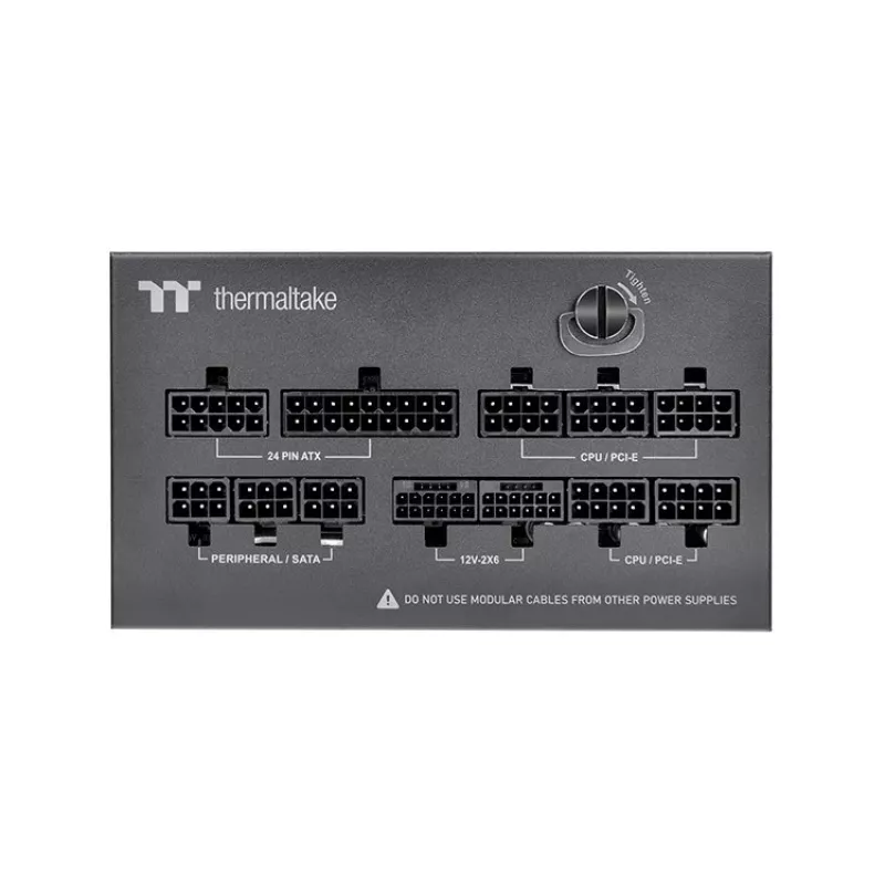 Thermaltake Dockpower FI 1200W fuente de alimentación para PC, 80 PLUS Gold, ATX 3.1, negra