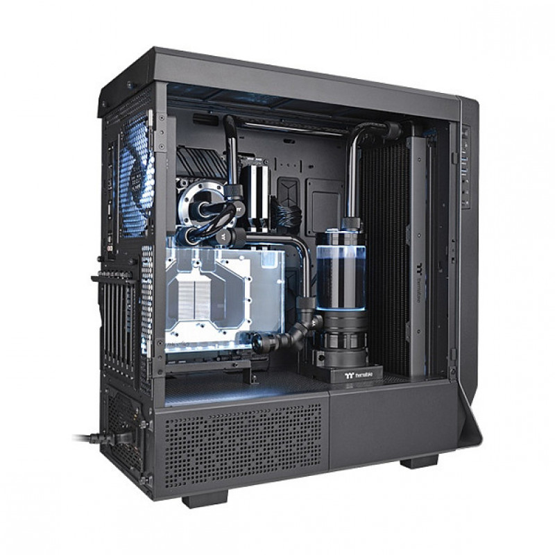 Thermaltake Pacific SR420 radiador delgado para refrigeración líquida montada por uno mismo, negro