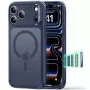 ESR Classic Hybrid MagSafe funda para iPhone 17 Pro / 18 Pro, azul esmerilado