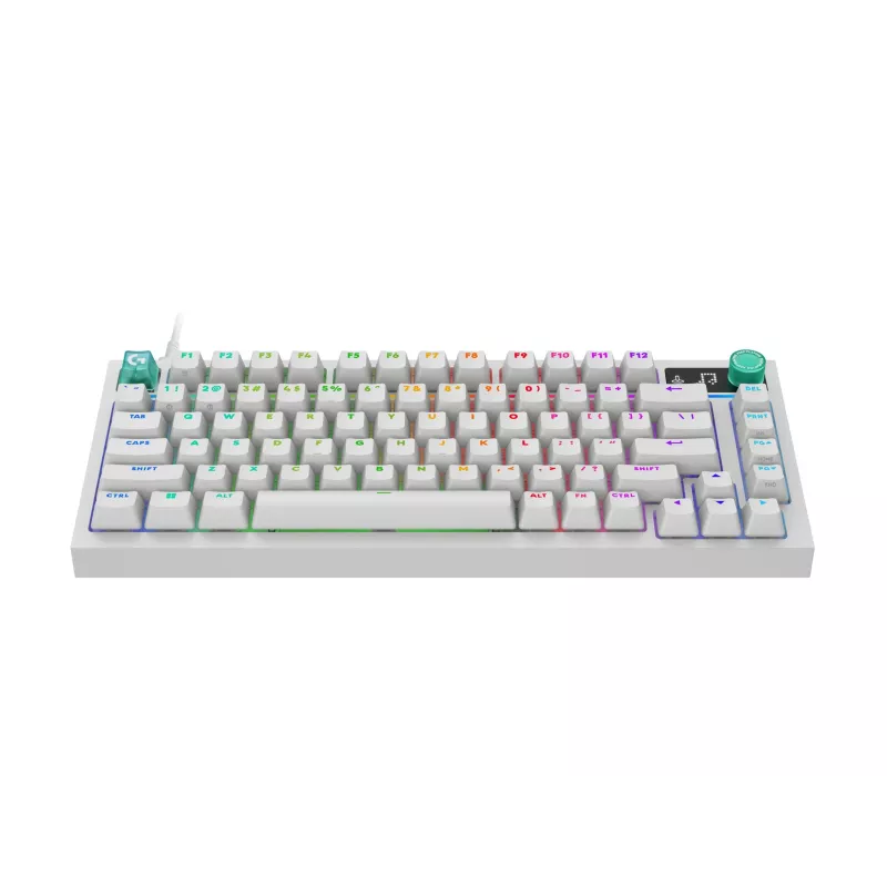 Teclado Logitech G316 X 75, 920-014315, blanco, FR