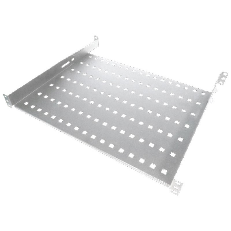 Alantec SA-P-19-1U-550-4-S bandeja fija, 19″ 1U, profundidad 550 mm, gris