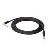 Cable SSQ JMPJMK2 SS-1440 jack mono – jack mono (ángulo de 90 grados), 2 m, negro